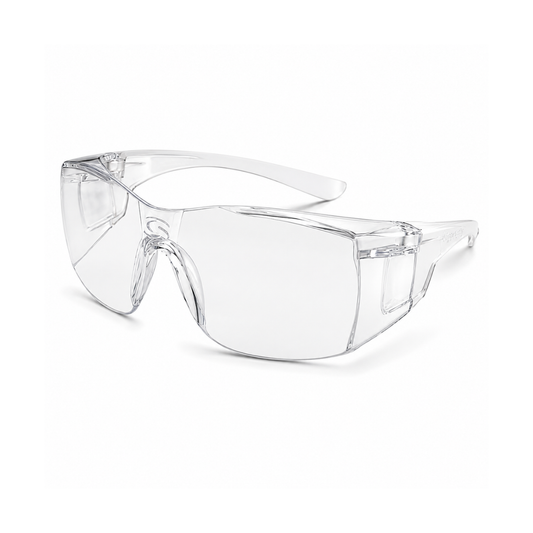 Óculos De Segurança Incolor Antirrisco Proteção Uv Ca 30013