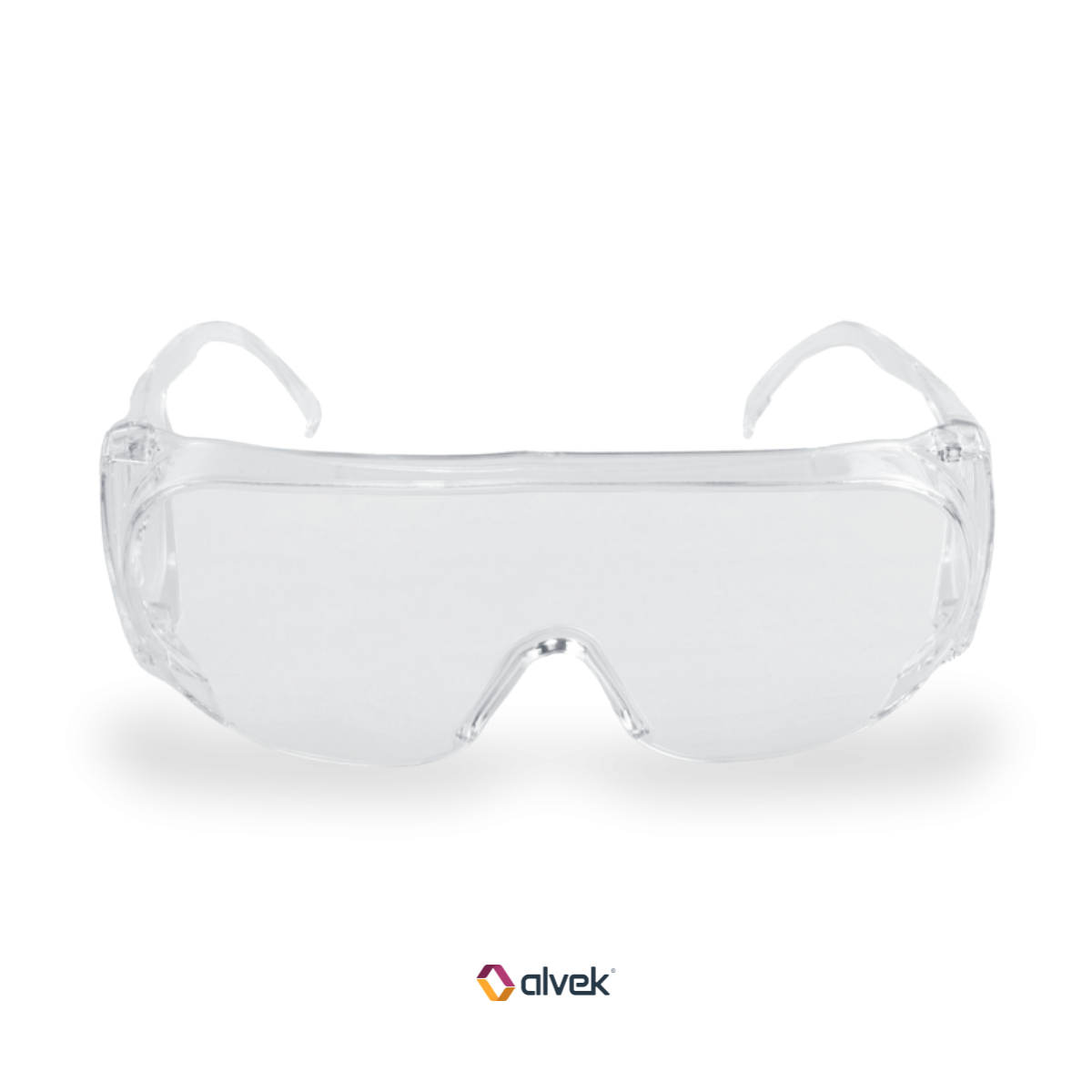 Óculos Kalipso Panda Ampla Visão Lente Incolor Epi Sobrepor