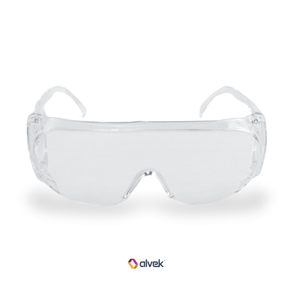 Óculos Kalipso Panda Ampla Visão Lente Incolor Epi Sobrepor