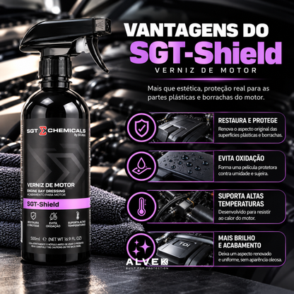 Verniz De Motor Sgt Shield 500ml Alta Temperatura Proteção