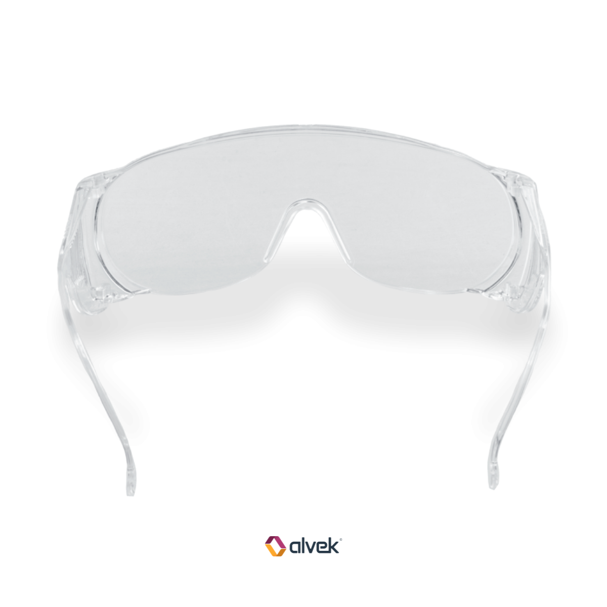 Óculos Kalipso Panda Ampla Visão Lente Incolor Epi Sobrepor