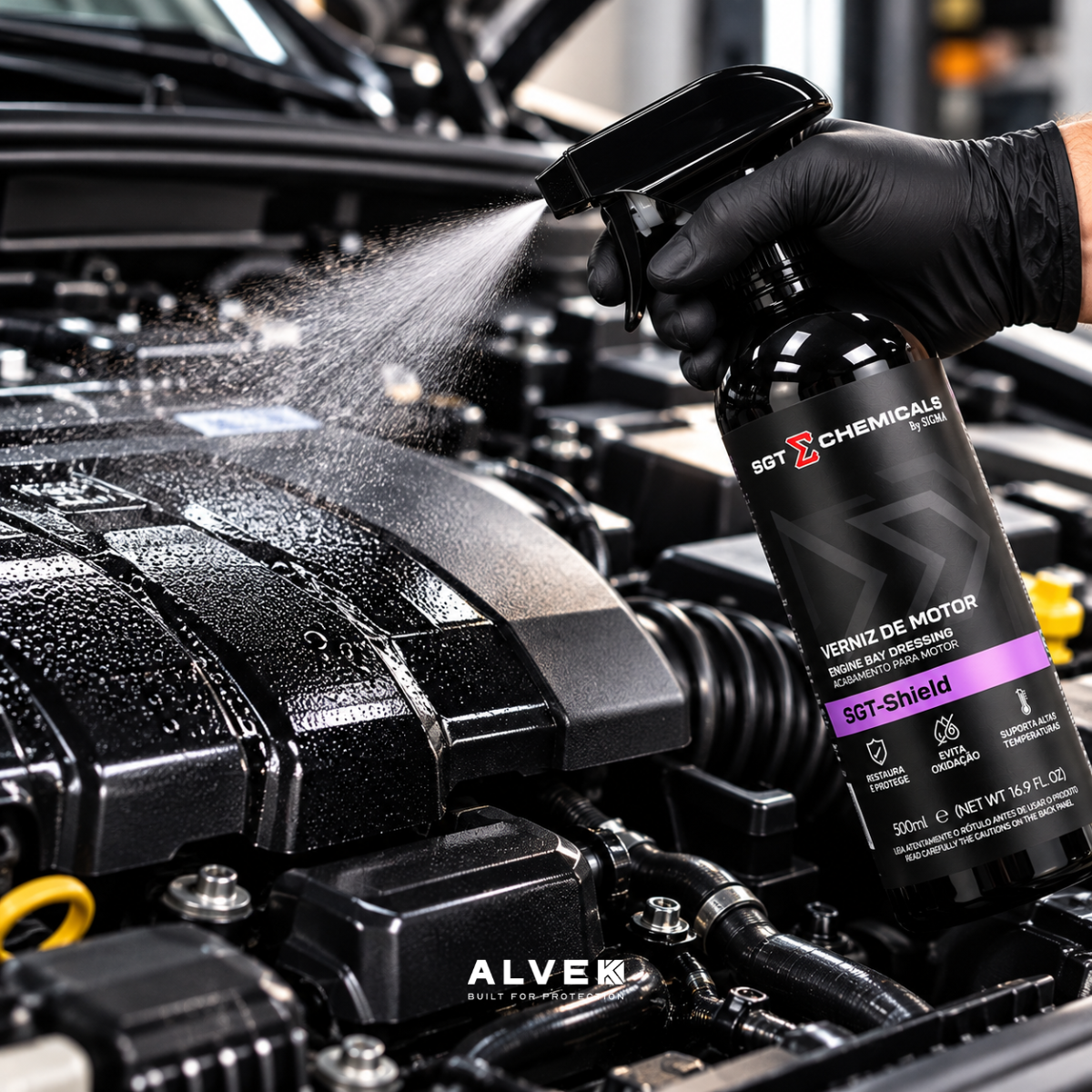 Verniz De Motor Sgt Shield 500ml Alta Temperatura Proteção
