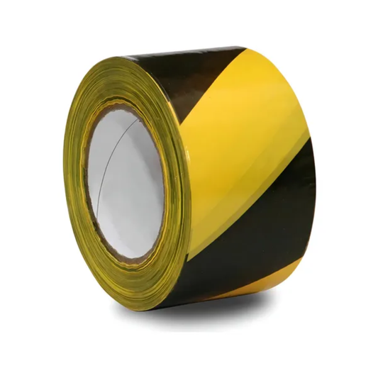 Fita Zebrada Demarcação Preto Amarelo 200m X 70mm Epi Isolamento