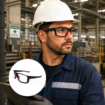 Óculos De Segurança Para Colocação Grau Ssrx Super Safety EPI