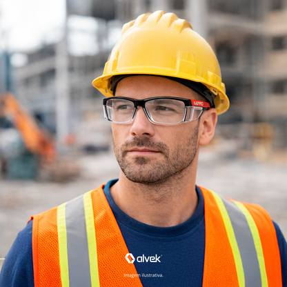 Óculos De Segurança Kalipso Cancun Aceita Lente De Grau Ca