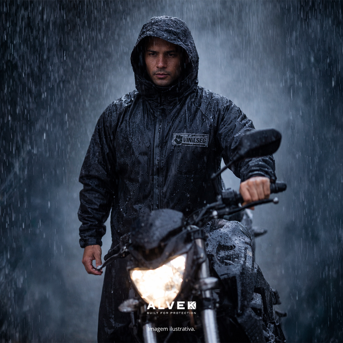 Conjunto Capa de Chuva e Calça Motoqueiro Motoboy Impermeável Pvc Moto