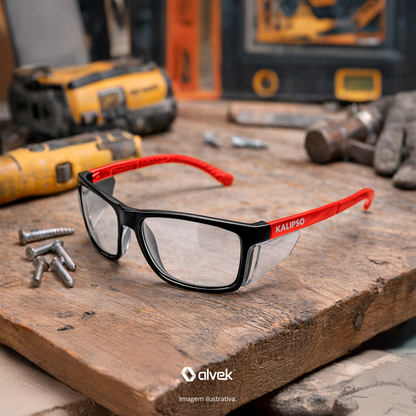 Óculos De Segurança Kalipso Cancun Aceita Lente De Grau Ca