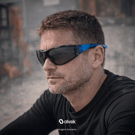 Oculos Protecao Segurança Epi Uv Anti Embacante Ca Esportivo