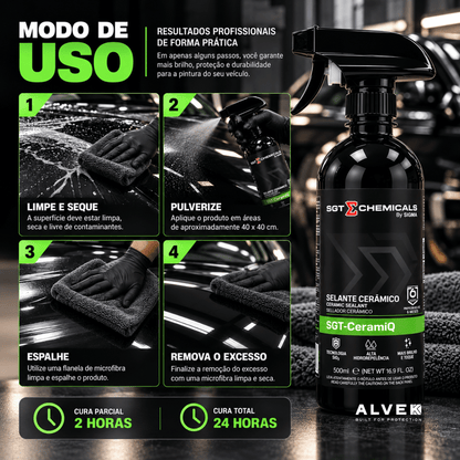 Selante Cerâmico Sgt Ceramiq Sio2 500ml Proteção 6 Meses