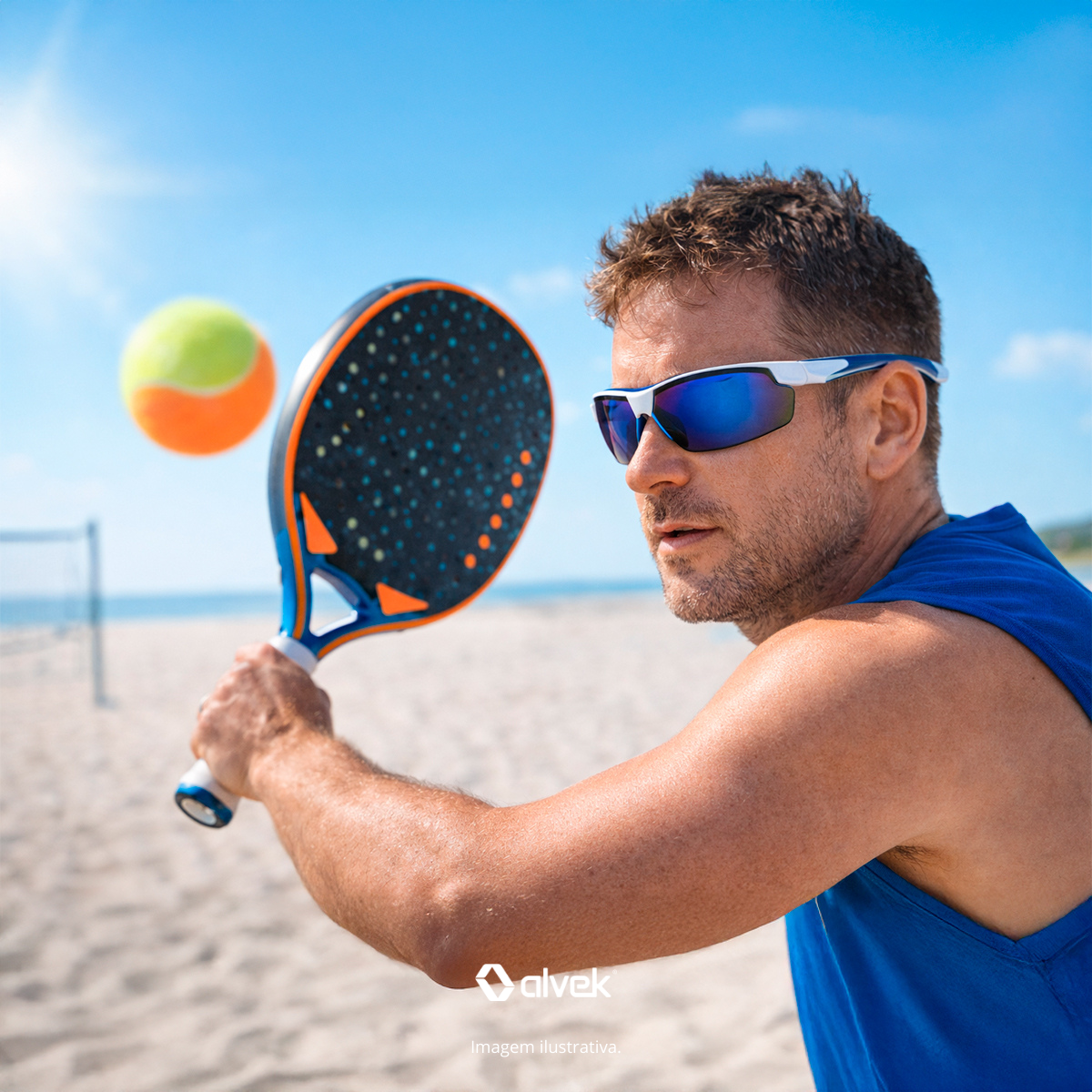 Óculos Esportivo Ciclismo Neon Azul Espelhado Corrida Casual