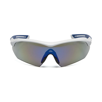 Óculos Esportivo Ciclismo Neon Azul Espelhado Corrida Casual