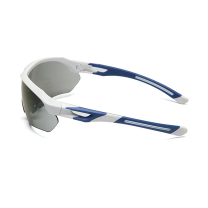 Óculos Esportivo Ciclismo Neon Azul Espelhado Corrida Casual