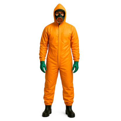 Macacão Proteção Química Selado Reforçado Lavável Ac707 Epi