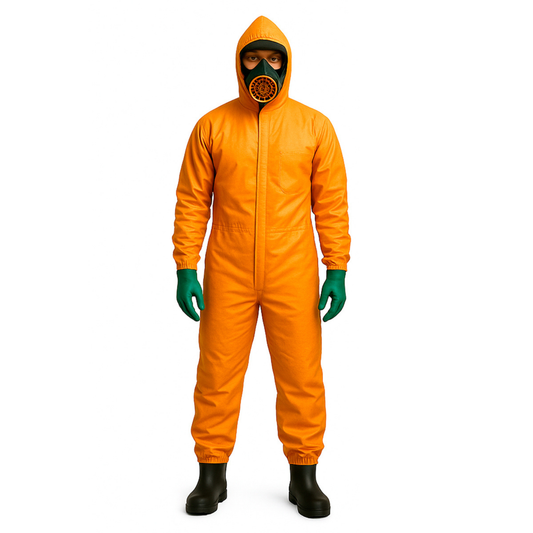 Macacão Proteção Química Selado Reforçado Lavável Ac707 Epi