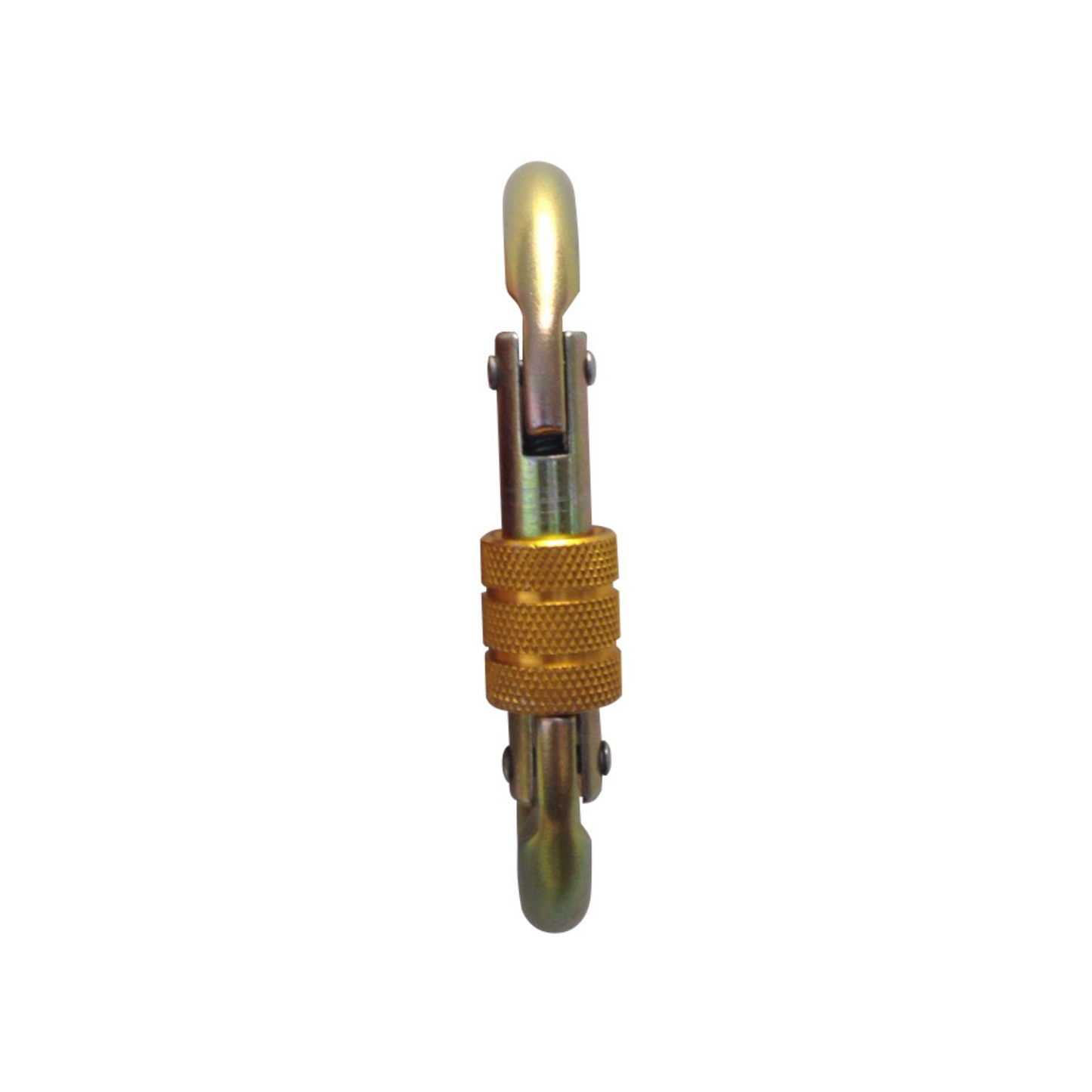 Mosquetão Aço Oval 25 Kn Resistente Trava Rosca Escalada
