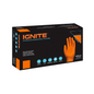 Luva Ignite Nitrílica Supermax Laranja S/pó Serviços Gerais Cartucho Resistente