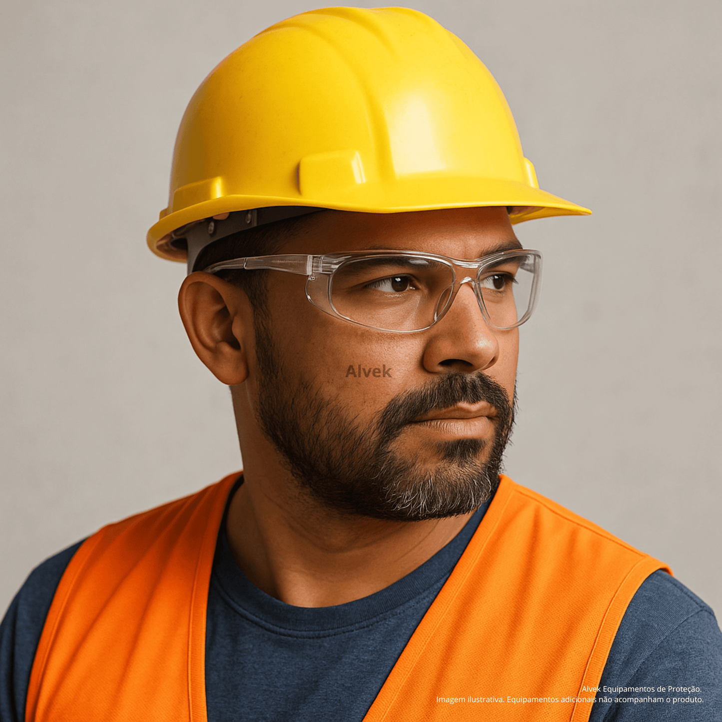 Óculos Proteção Anti-risco Ss5 Super Safety Incolor Esportes Serviços em Geral